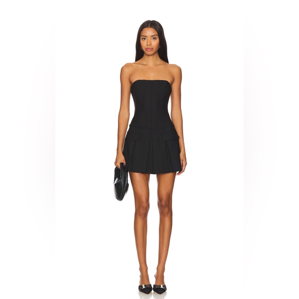 Geraldine Mini Dress in Black